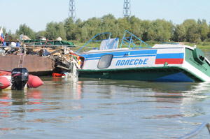 Беда с &laquo;Полесьем&raquo; на воде